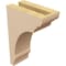 Ekena Millwork 3"W x 6"D x 9"H Classic Hughes Rough Cedar Woodgrain TimberThane Corbel, Primed Tan CORUR03X06X09HUGRCPR - alternate 6